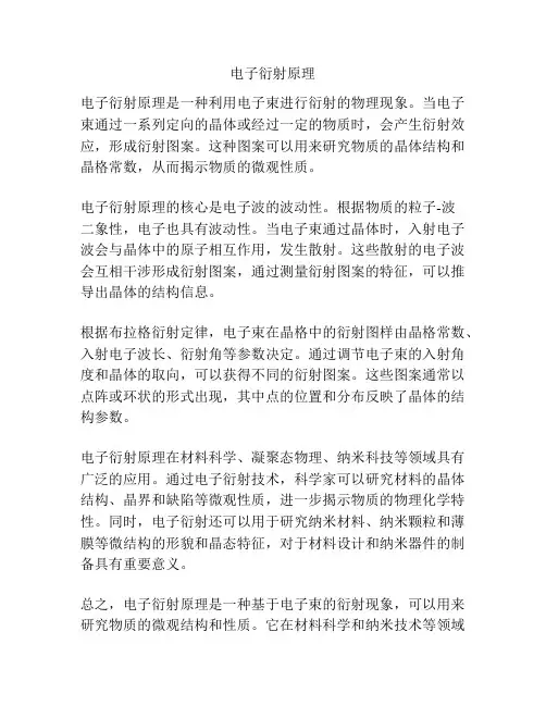 电子衍射原理