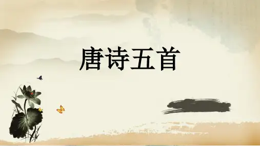 第13课《唐诗五首》课件2024-2025学年统编版语文八年级上册