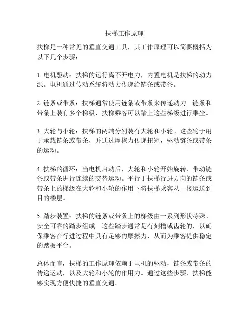 扶梯工作原理