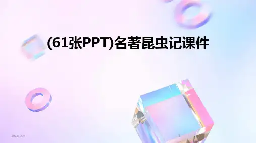 2024版(61张PPT)名著昆虫记课件