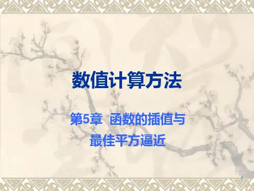 函数的插值与最佳平方逼近PPT课件