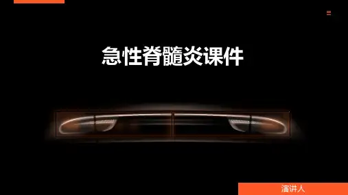 急性脊髓炎课件