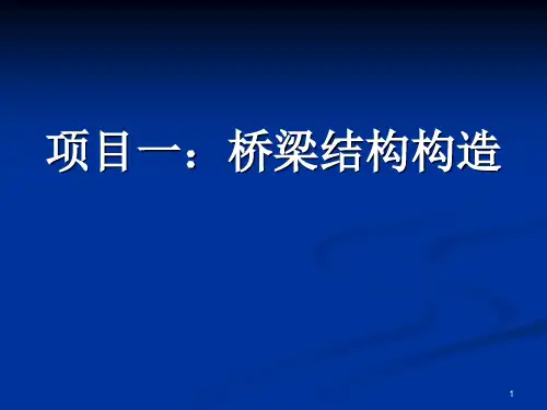 桥梁结构构造ppt课件