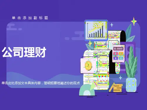 专题公司理财PPT课件