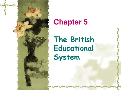 英国教育体系-英文(课堂PPT)
