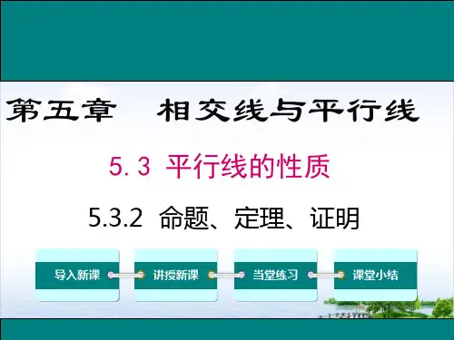 人教版《命题、定理、证明》PPT精美课件初中数学ppt