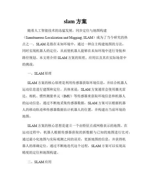 slam方案