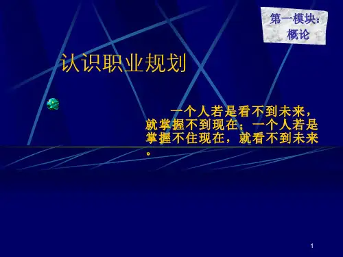 大学生就业指导与职业生涯规划