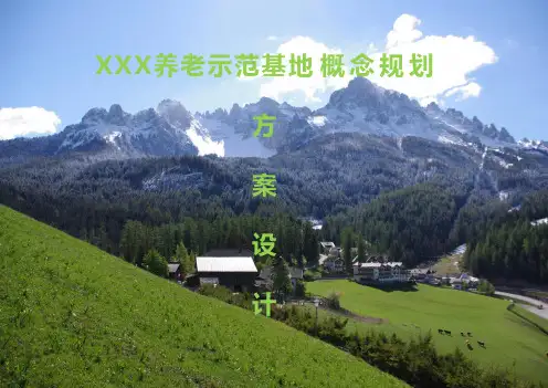 养老示范基地概念规划方案设计