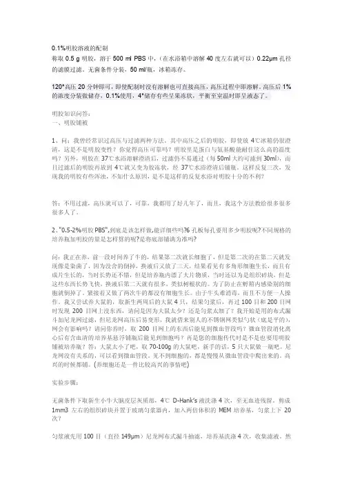 明胶——精选推荐