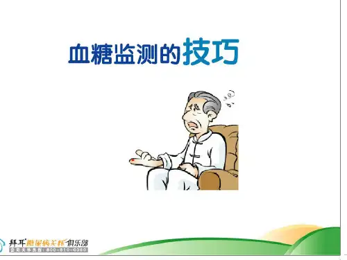《血糖监测技巧》ppt课件