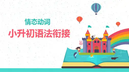 小升初英语语法衔接通用版-情态动词课件