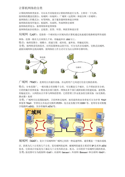 计算机网络的分类