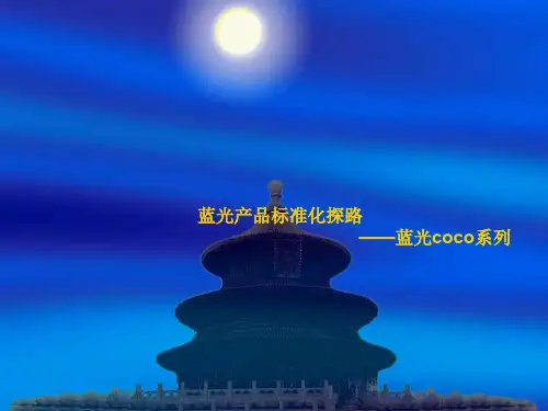 蓝光产品标准化探路