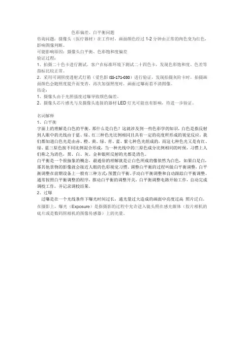 白平衡测试