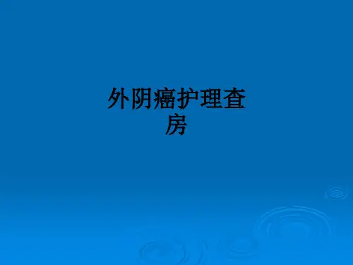 外阴癌护理查房ppt课件