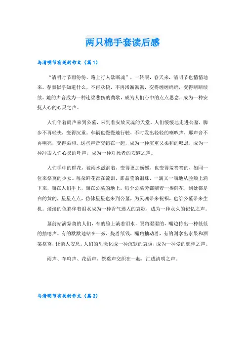 两只棉手套读后感