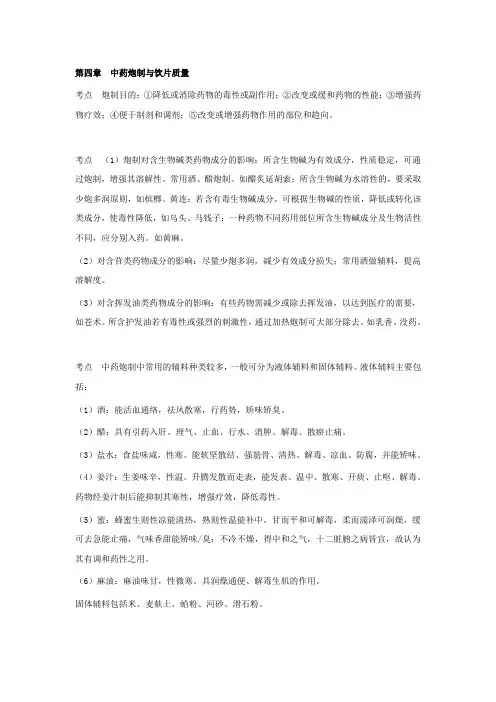 中药炮制(药学)