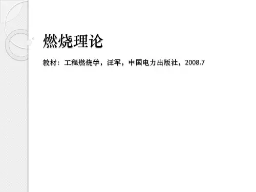 燃烧理论PPT课件