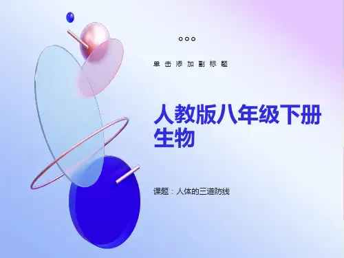 体三道防线微课件