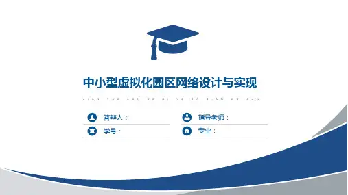 中小型虚拟化园区网络设计与实现汇报ppt
