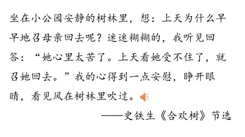 5《秋天的怀念》-2024-2025学年七年级语文上册同步综合备课资源(统编2024版)