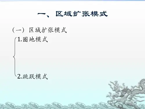 连锁企业扩张战略