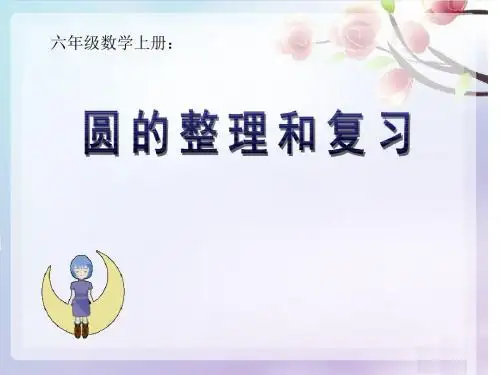 《圆的整理与复习》PPT课件