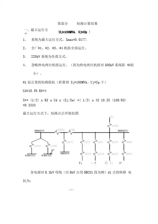 短路电流计算