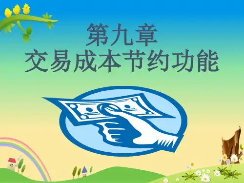 【金融市场学 精品课件】09第九章