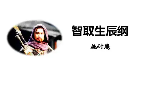 部编版九年级语文上册 智取生辰纲 公开课课件