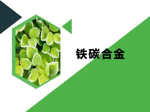 金属材料及热处理     第1-0章 铁碳合金相图(补充)