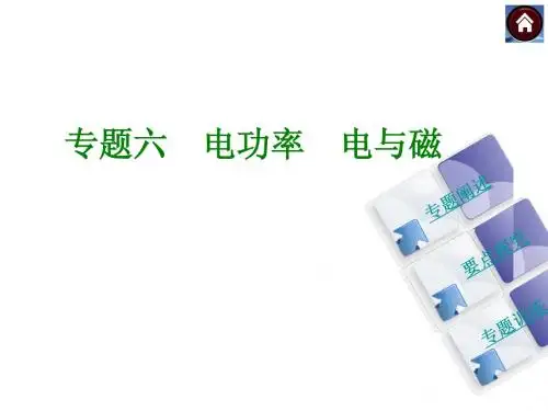 云南中考物理总复习课件【专题6】电功率、电与磁(46页)