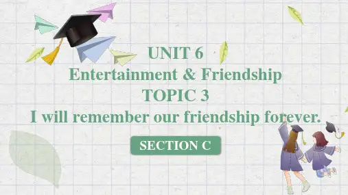 Unit 6 Topic 3 Section C+D 课件 仁爱版九年级英语下册