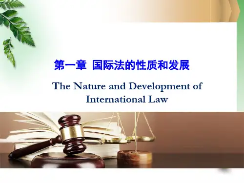 国际法课件(第一章)-刘万啸