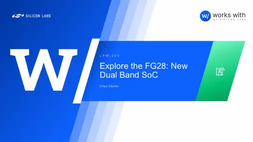 Silicon Laboratories FG28 Dual-Band SoC 产品介绍说明书
