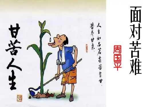 《面对苦难》