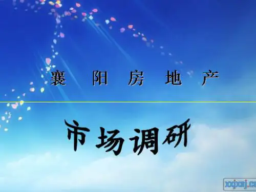 襄阳房地产市场调研报告