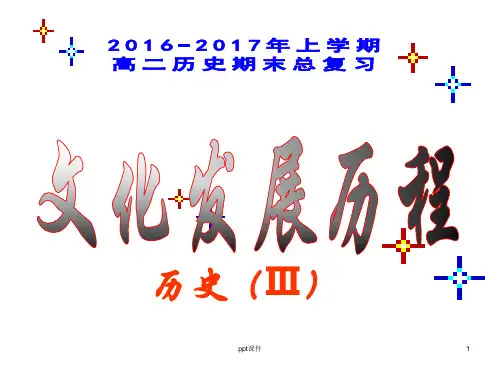 历史必修三总复习  ppt课件