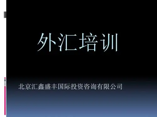 《外汇培训教材》PPT课件