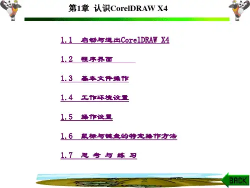 精品课件-CoreIDRAWX4中文版标准-第1章