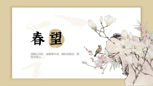 《春望》公开课课件PPT