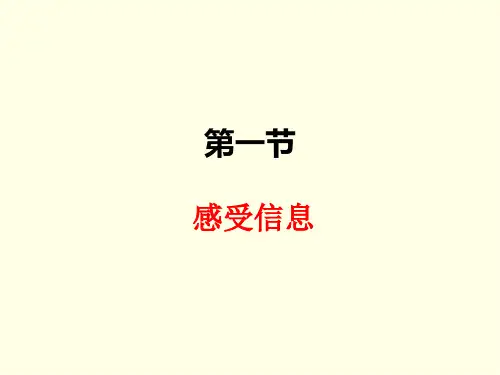 九年级下册物理课件(沪科版)感受信息