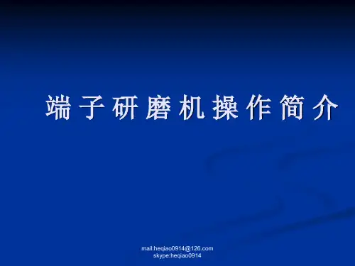 端子研磨教程