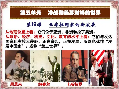 亚非拉国家的新发展