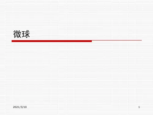 微球的制备课件ppt