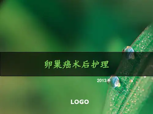卵巢癌术后护理  ppt课件