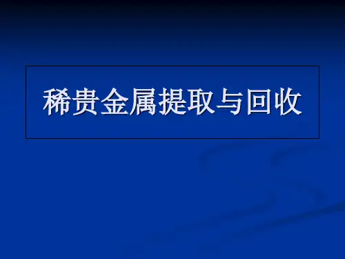 金银冶金-PPT课件