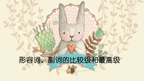 形容词、副词的比较级和最高级课件