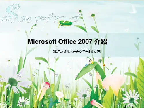 Microsoft Office 2007 介绍